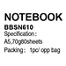 cute kawaii notebooks